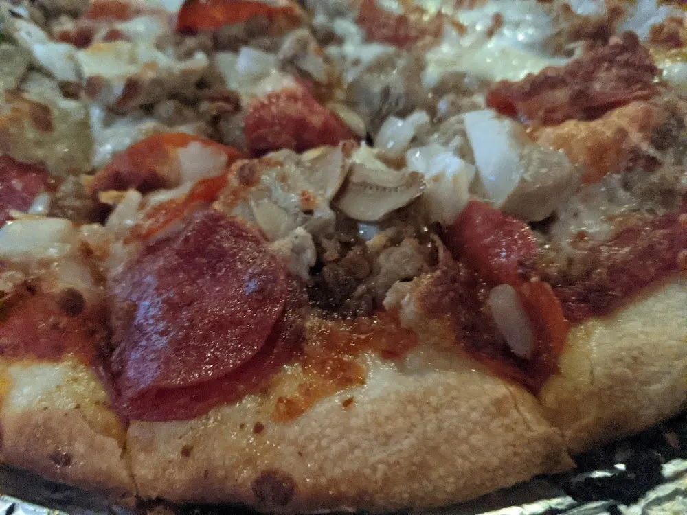 Bucket & Medium 1 Topping Pizza